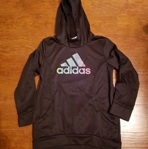Girls black Adidas Hoodie